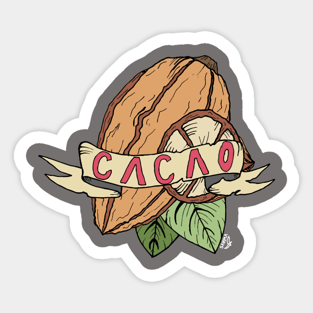 CACAO by Sanma Sticker by Sanmaarte1